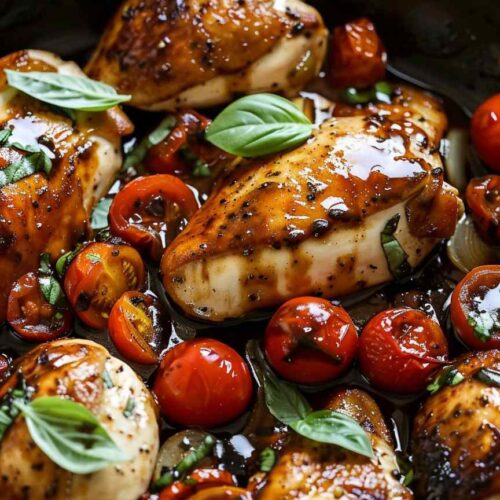 One Pan Balsamic Chicken