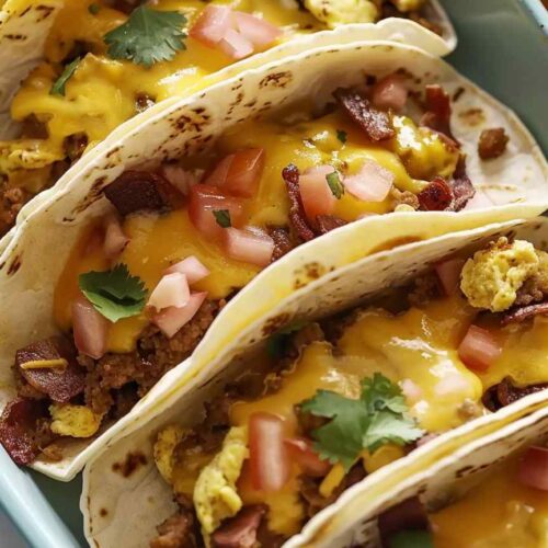 Oven-Baked Breakfast Tacos