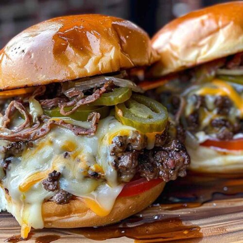 PHILLY CHEESESTEAK BURGER