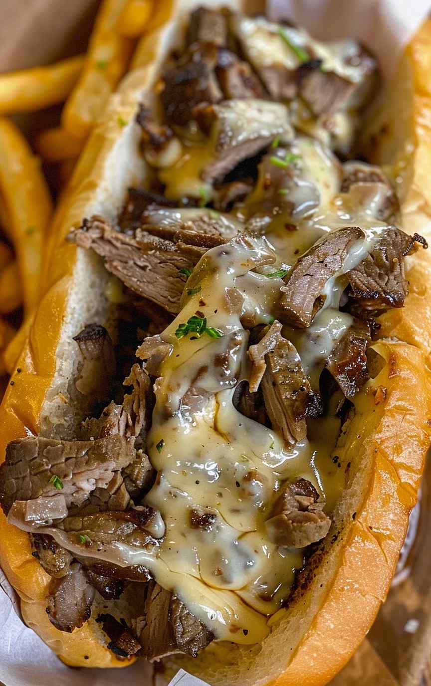 Philly Cheesesteak Sandwich Philly Cheesesteak Sandwich