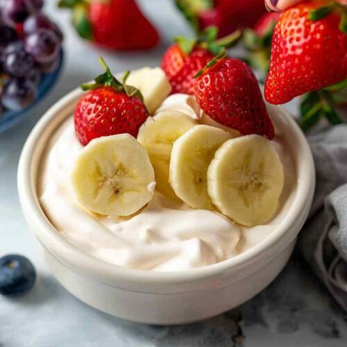 Quick and Easy Fruit and Dip