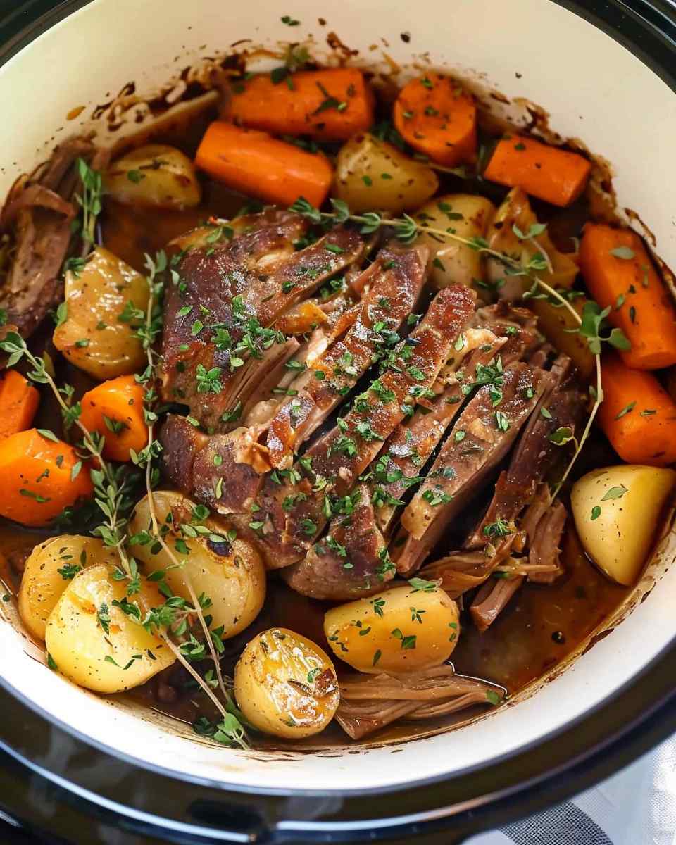Slow Cooker Pot Roast SLOW COOKER POT ROAST