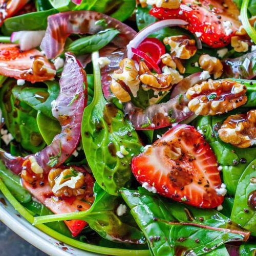 STRAWBERRY SPINACH SALAD