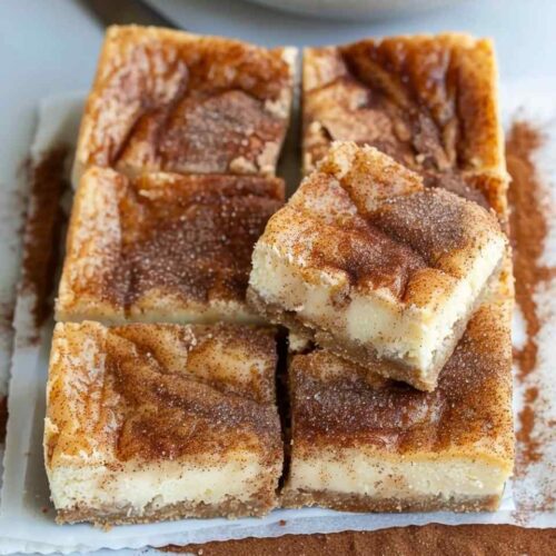 Snickerdoodle Cheesecake Bars