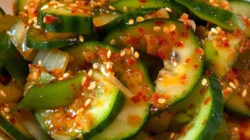Spicy cucumbers