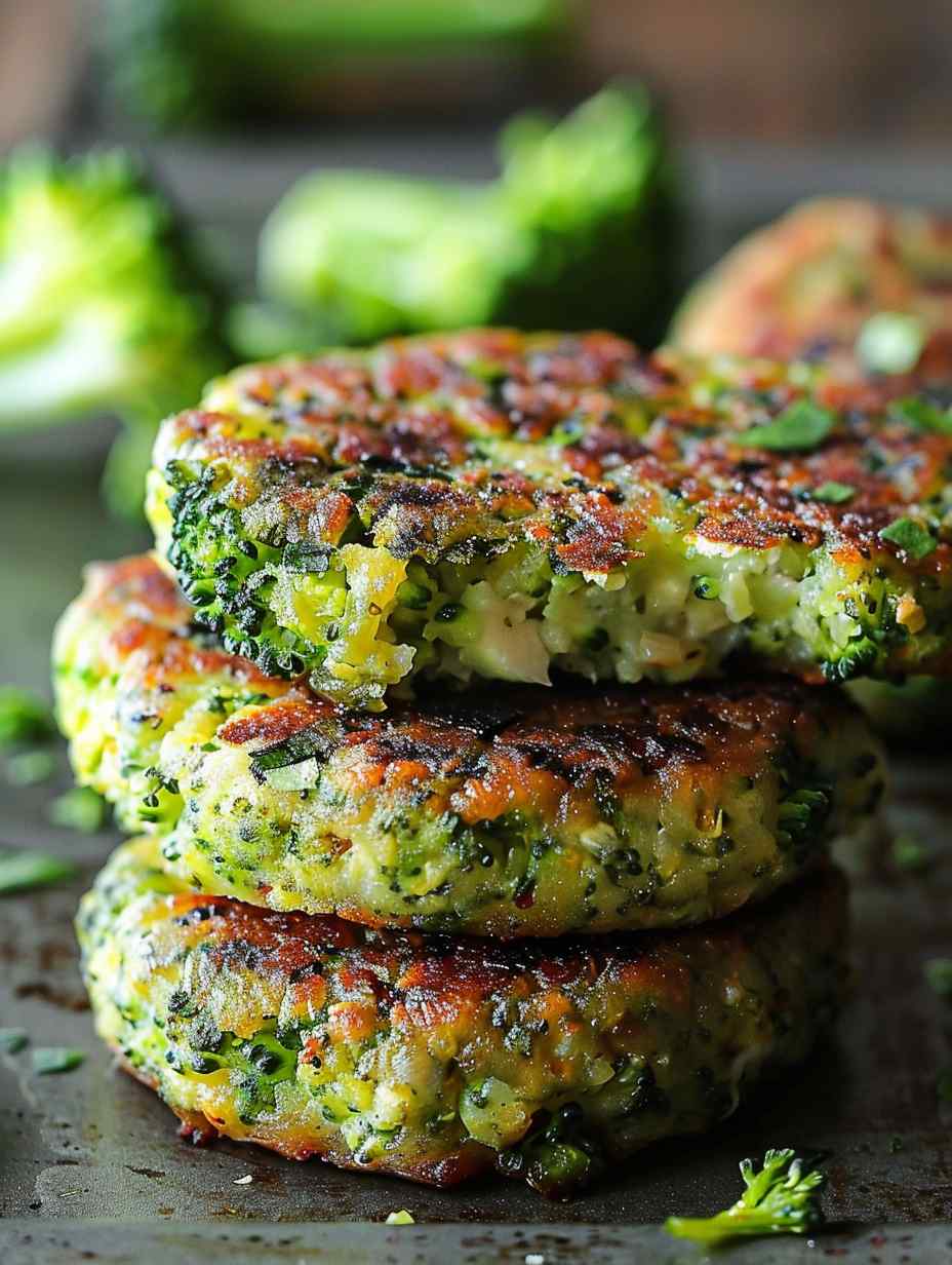 BROCCOLI CHEESE PATTIES