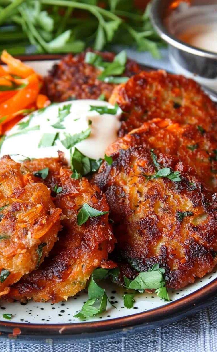 Cabbage and Carrot Patties