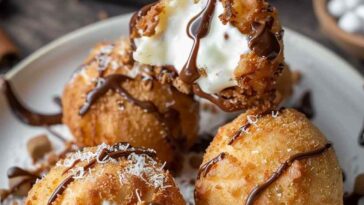Fried S'mores Bombs