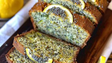 Lemon Poppy Seed Zucchini Bread