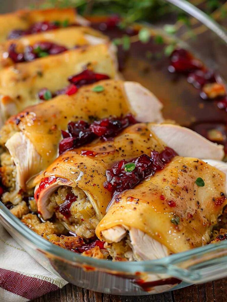 Turkey & Stuffing Roll Ups