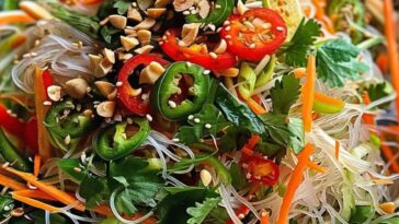 VIETNAMESE NOODLE SALAD WITH TANGY DRESSING