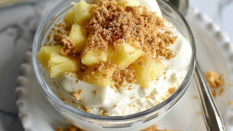 pineapple cream dessert