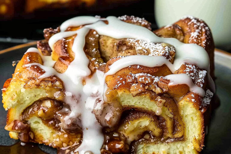 Cinnamon Roll French Toast Casserole