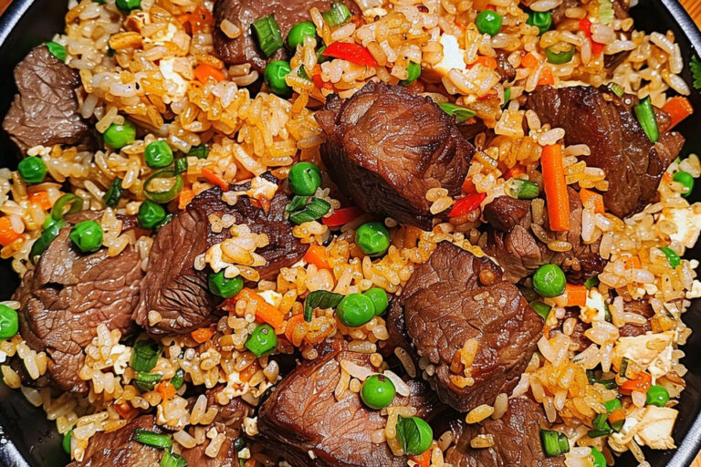 Teriyaki Steak Fried Rice On The Blackstone