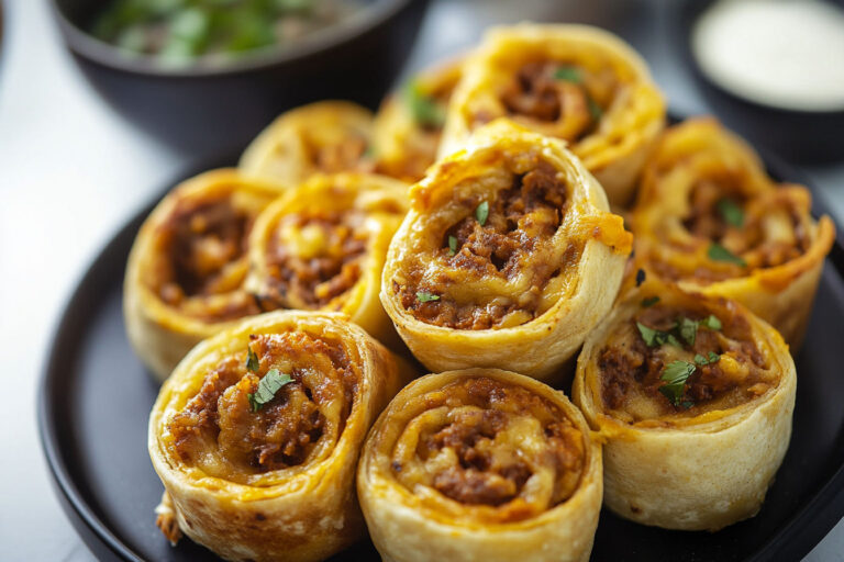 Cheesy Taco Pinwheels