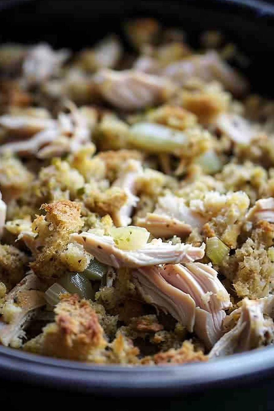 Crock Pot Chicken and Stuffing