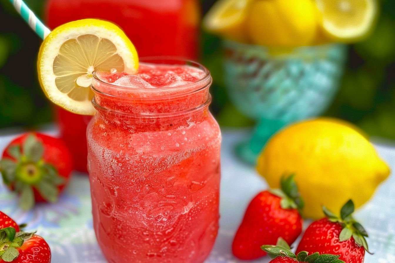 Frozen Strawberry Lemonade