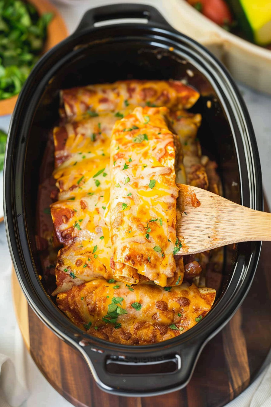 Slow Cooker Lazy Enchiladas