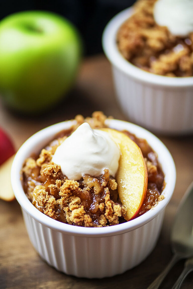 Air Fryer Apple Crisp