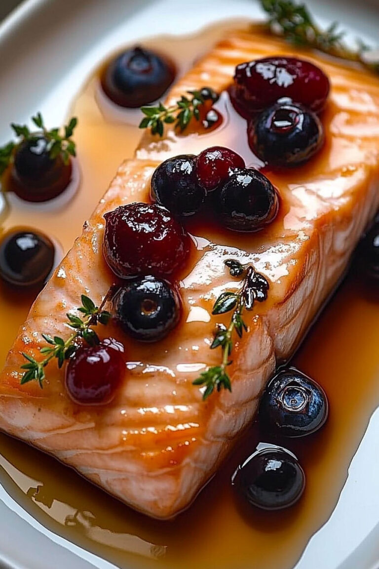 Blueberry Glazed Salmon