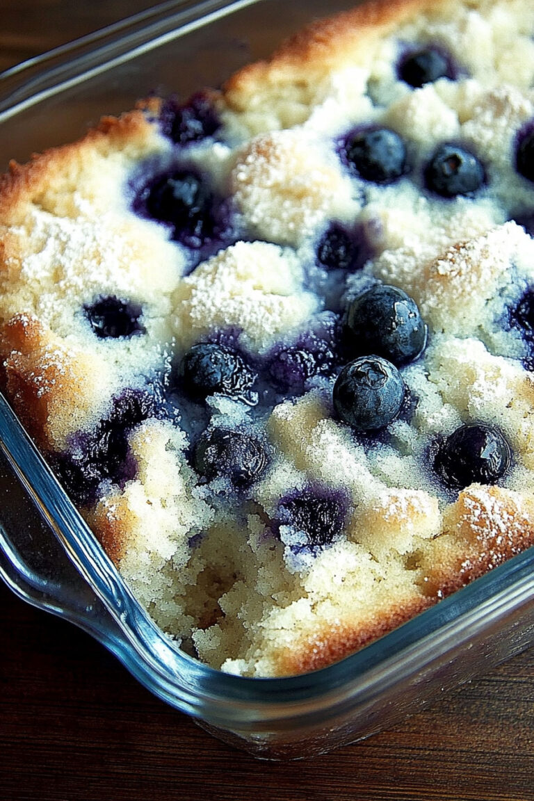 Buttermilk Blueberry Breakfast Cake