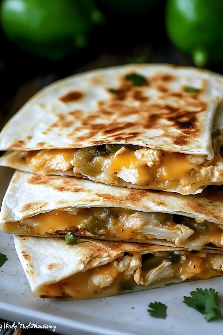 Cheesy Chicken Quesadillas
