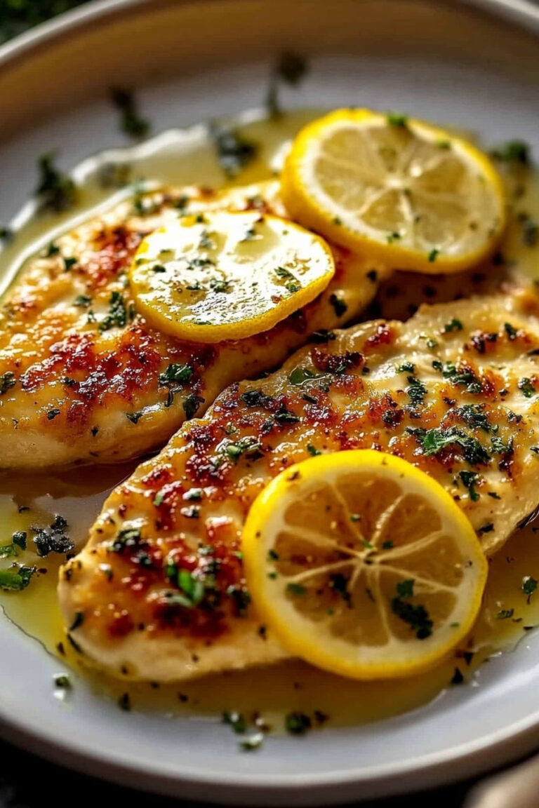 Classic Chicken Piccata with Zesty Lemon Caper Sauce