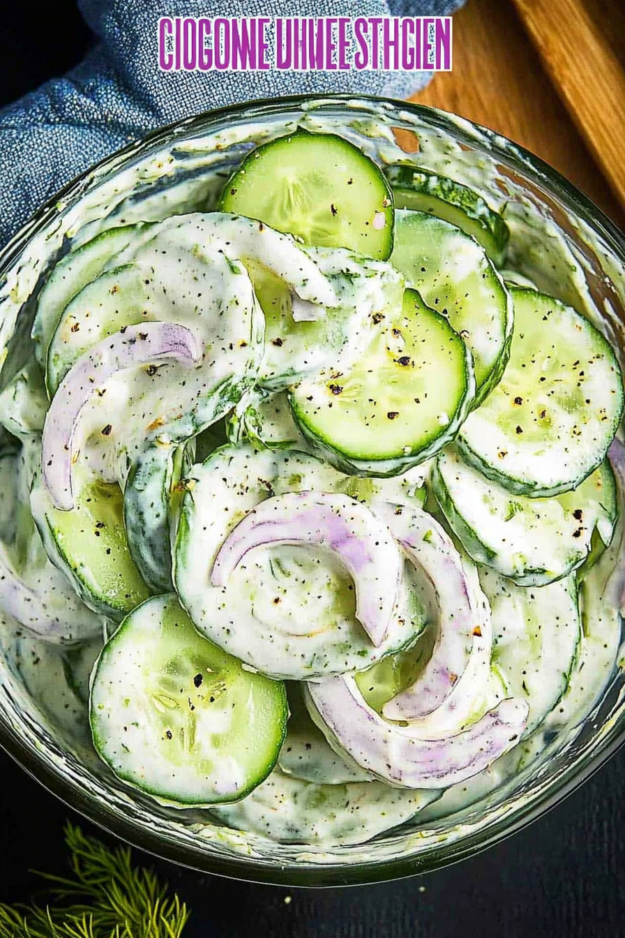 Creamy Cucumber Salad