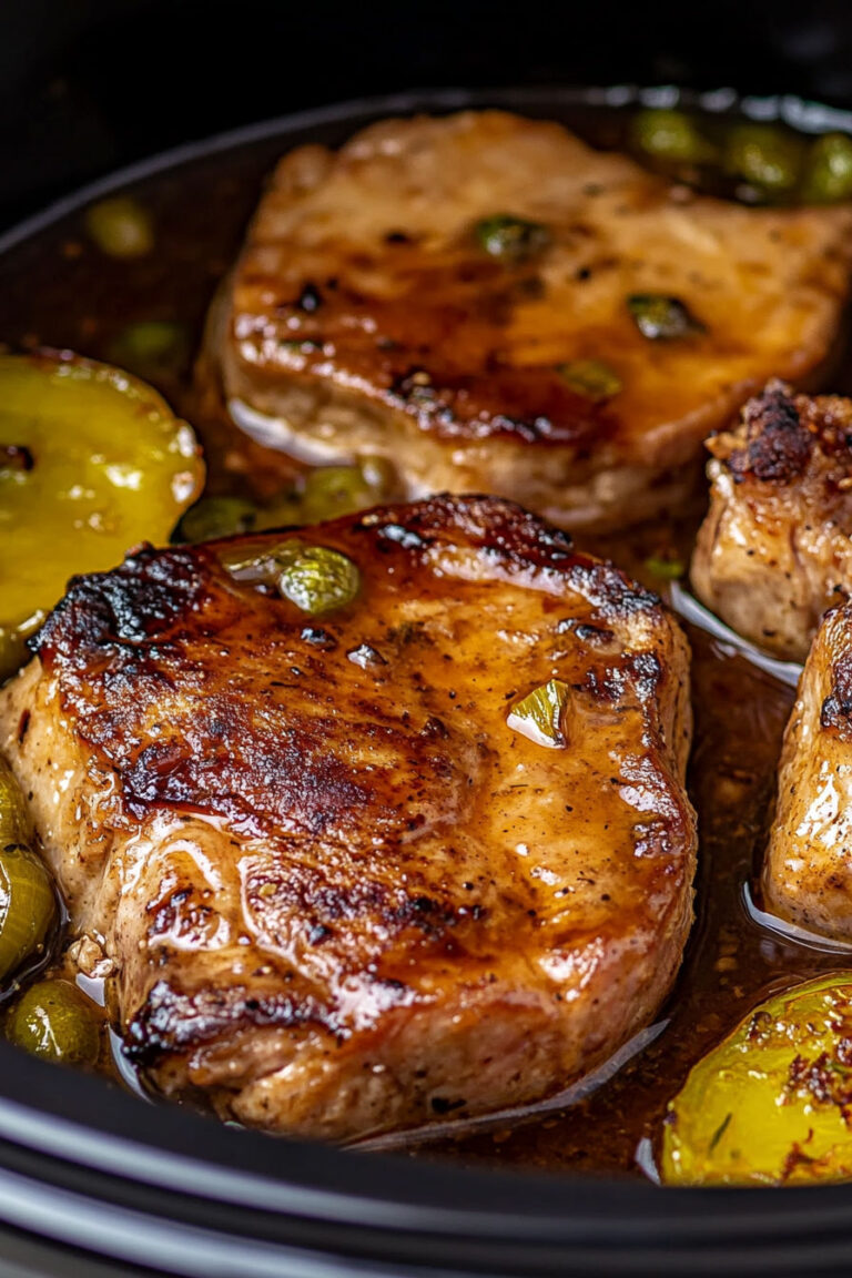 Crock Pot Mississippi Pork Chops