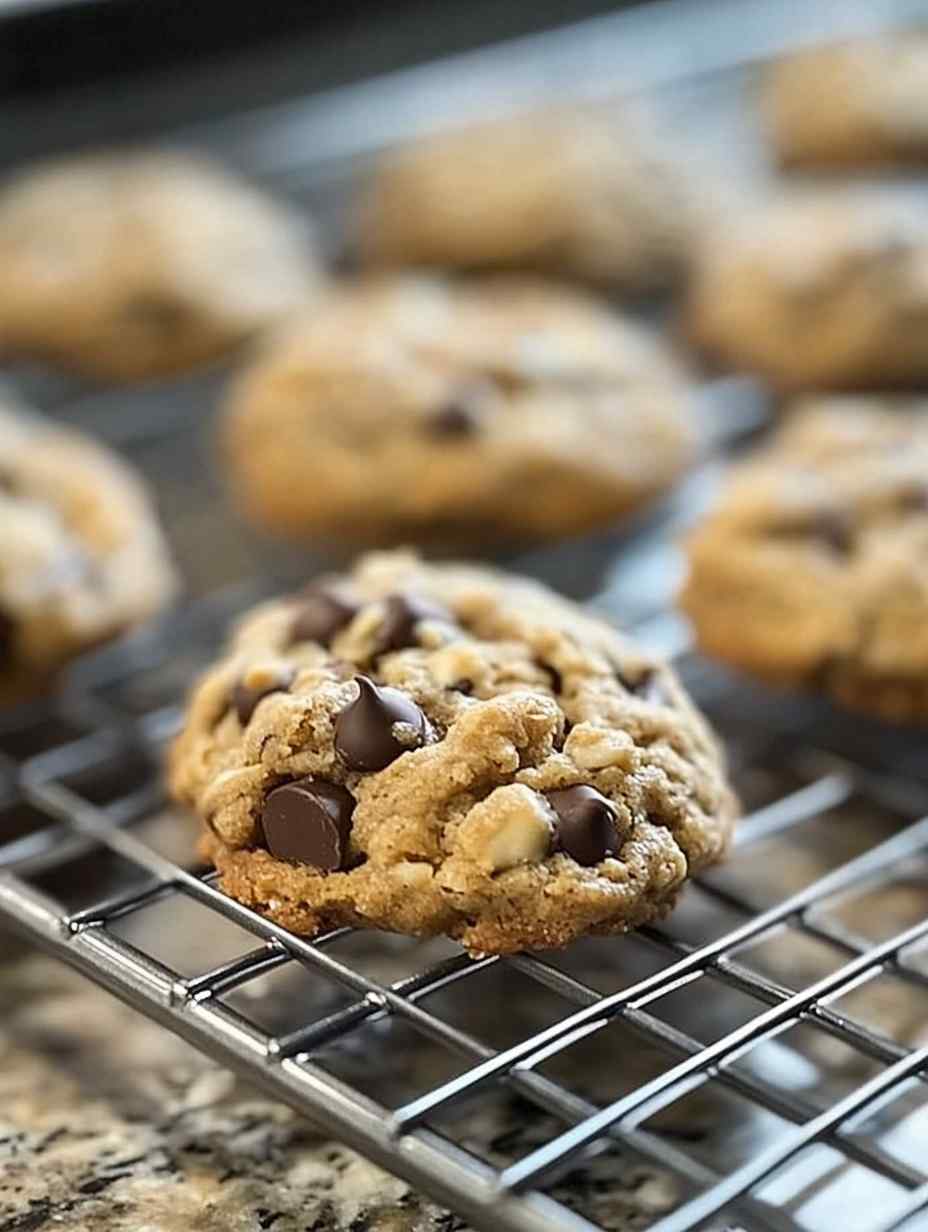 Peanut Butter Oatmeal Chocolate Chip Cookies