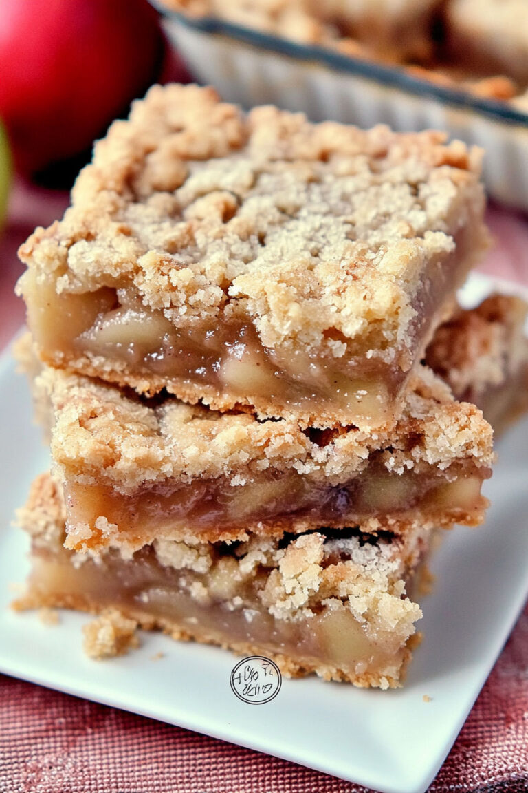 Dutch Apple Pie Bars