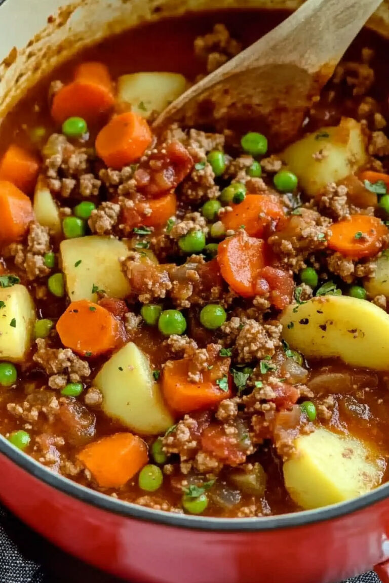Easy Hamburger Stew Recipe