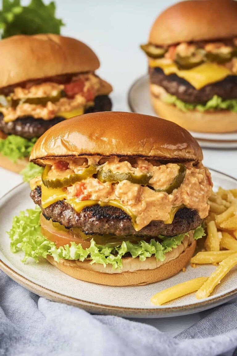 Pimento Cheese Burgers