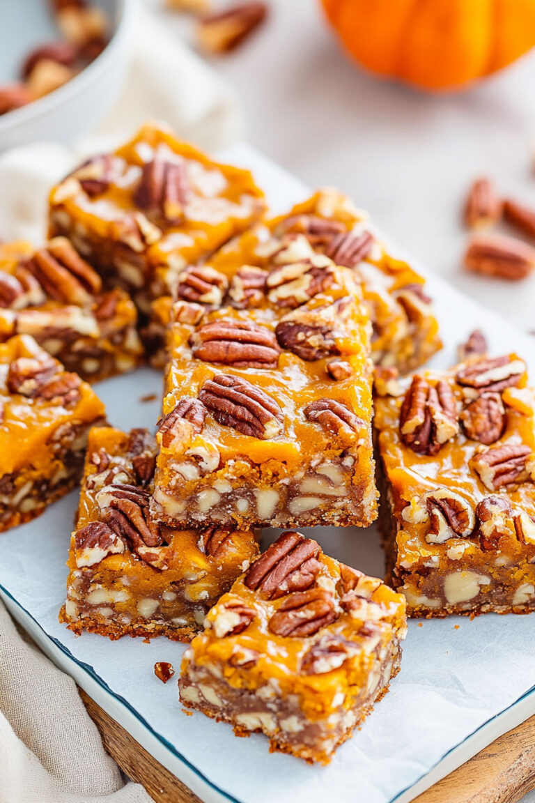Pumpkin Pecan Magic Bars