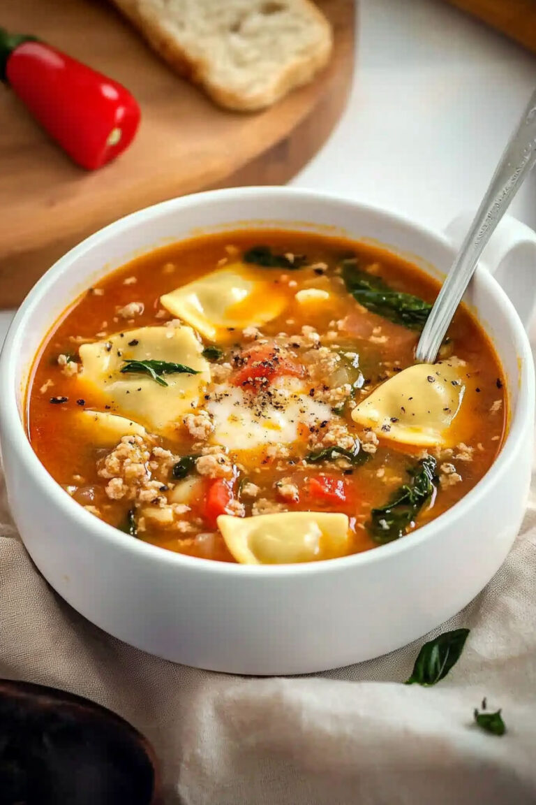Ravioli Soup Recipe