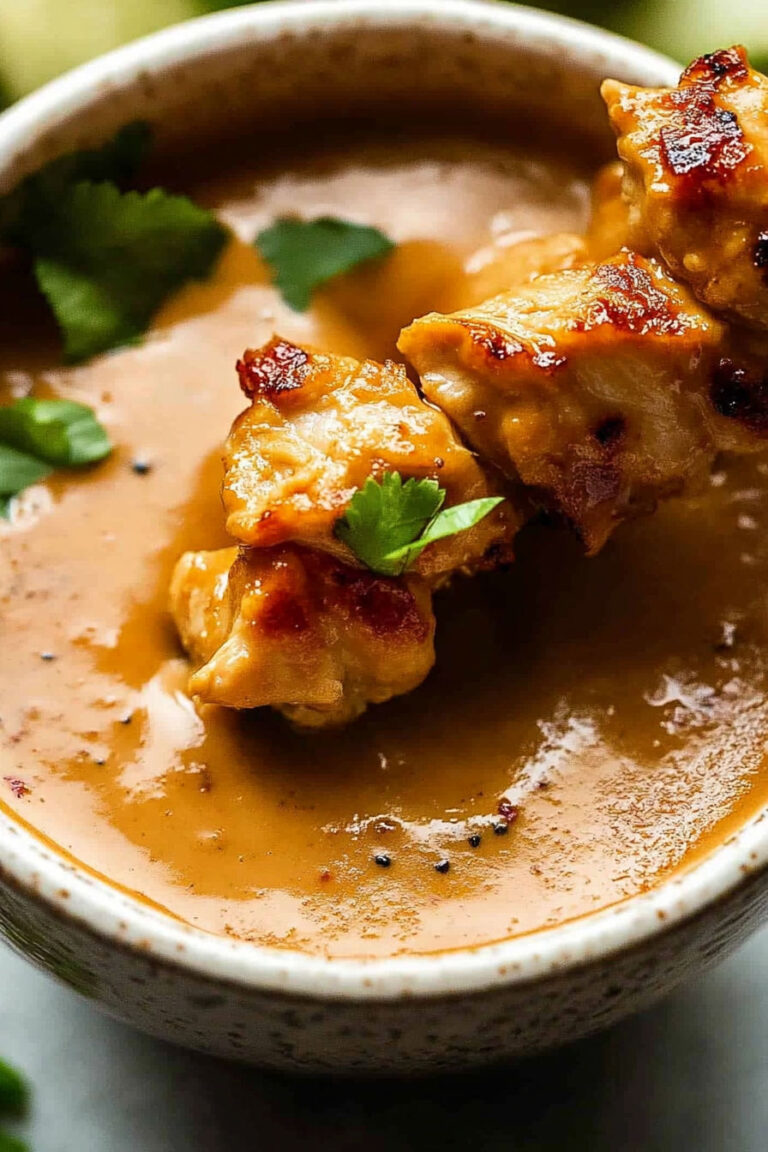 Thai Chicken Satay with Peanut Sauce
