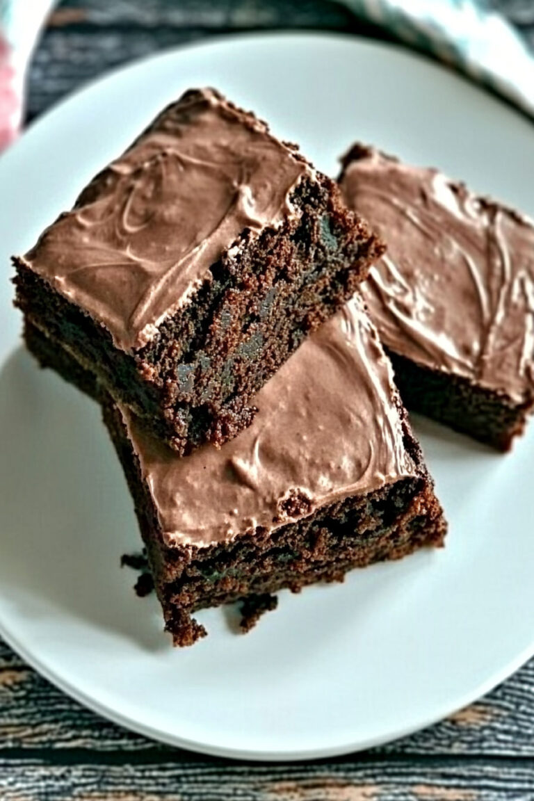 The Very Best Frosted Zucchini Brownies