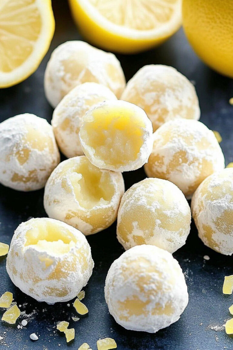 White Chocolate Lemon Truffles
