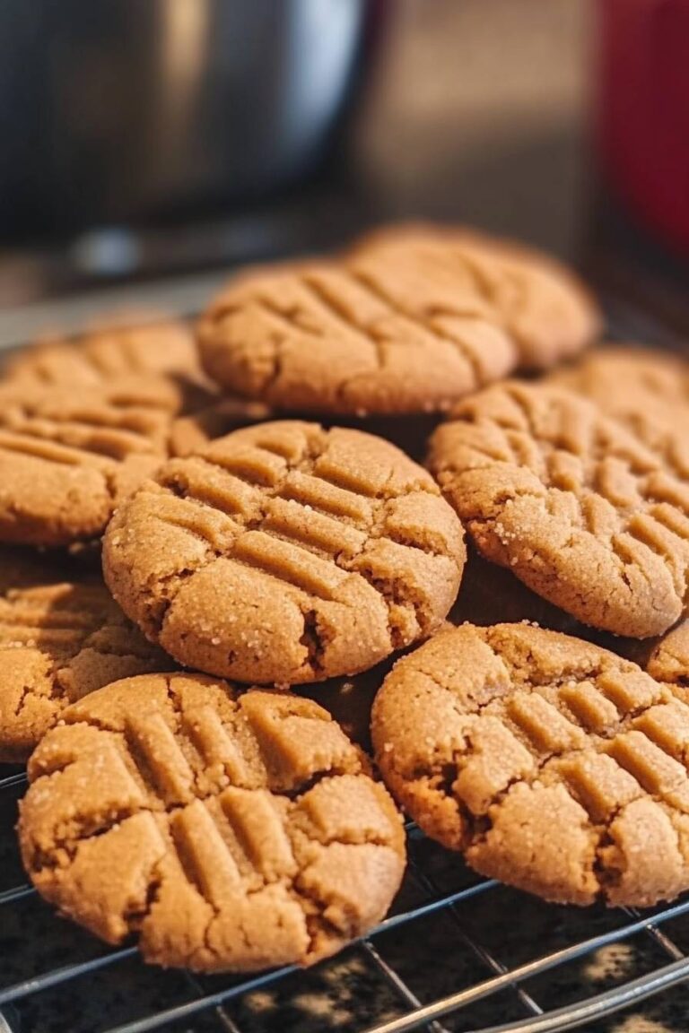 3 Ingredient Peanut Butter Cookies