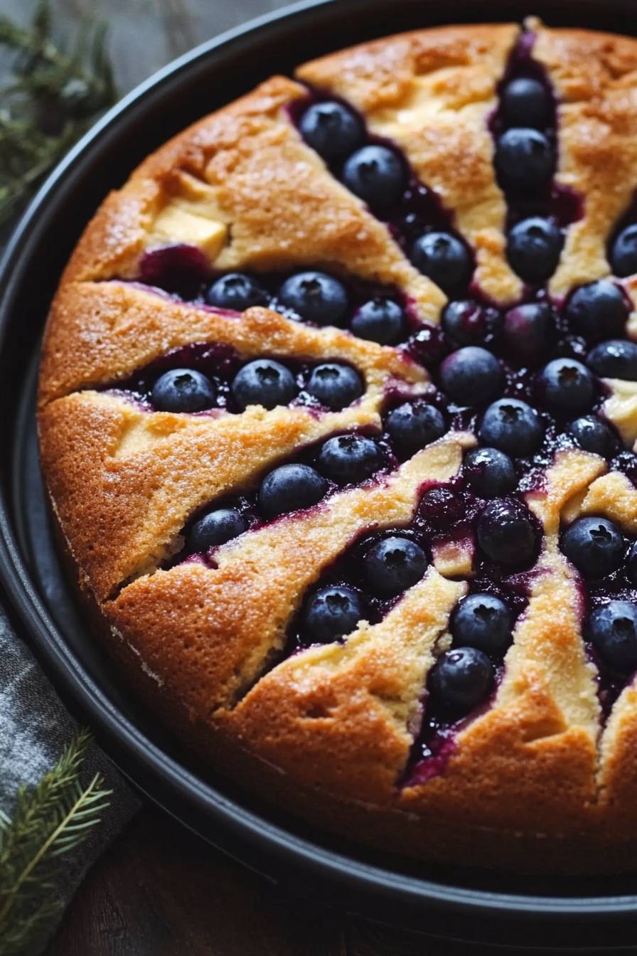 Apple Blueberry Greek Yogurt Cake