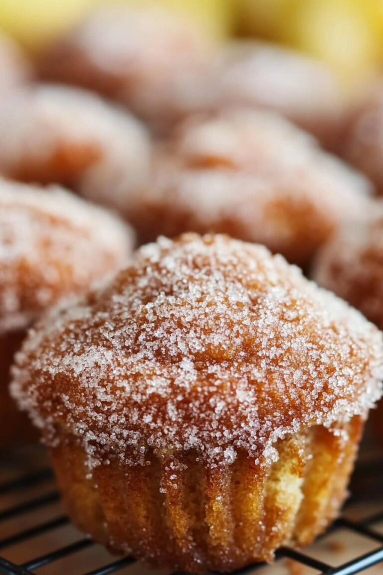 Applesauce Donut Muffins