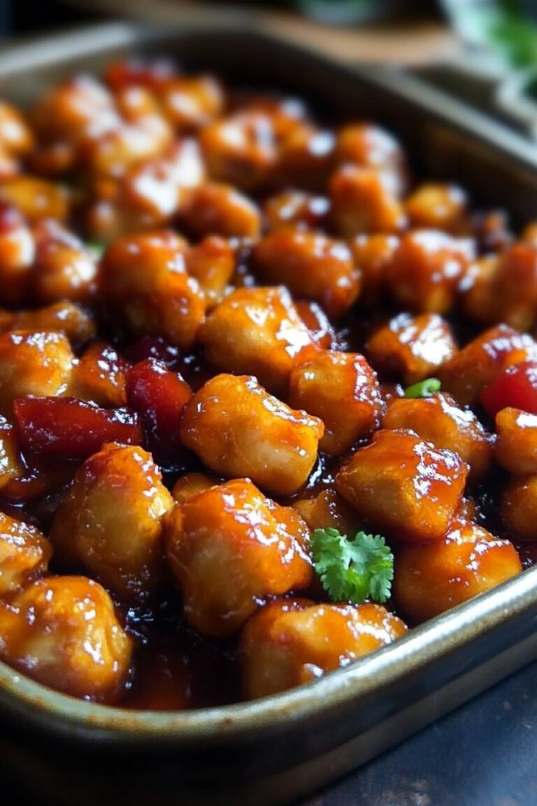 Baked Sweet and Sour Chicken