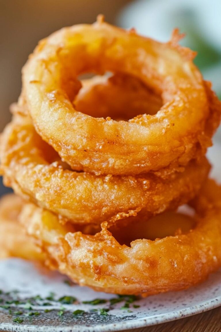Beer-Battered Onion Rings
