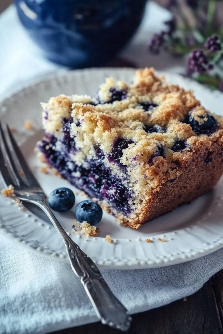 Blueberry Buckle Coffee Cake