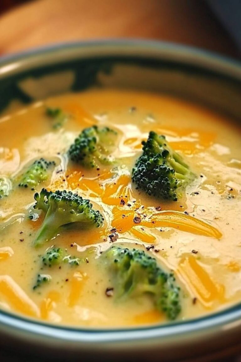 Broccoli cheddar soup recipe