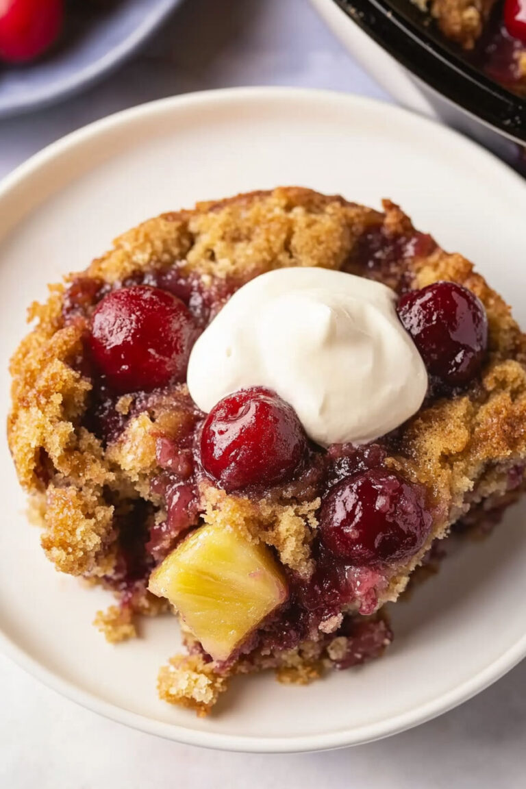 Cherry Pineapple Dump Cake