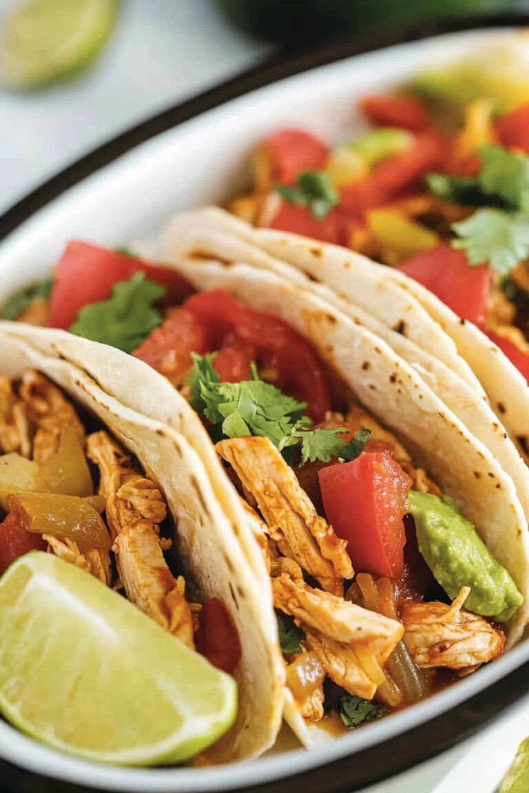 Crockpot Chicken Fajitas