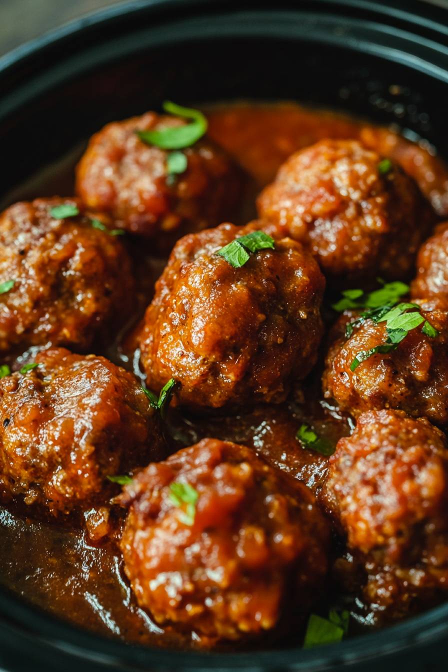 Crockpot Mississippi Meatballs