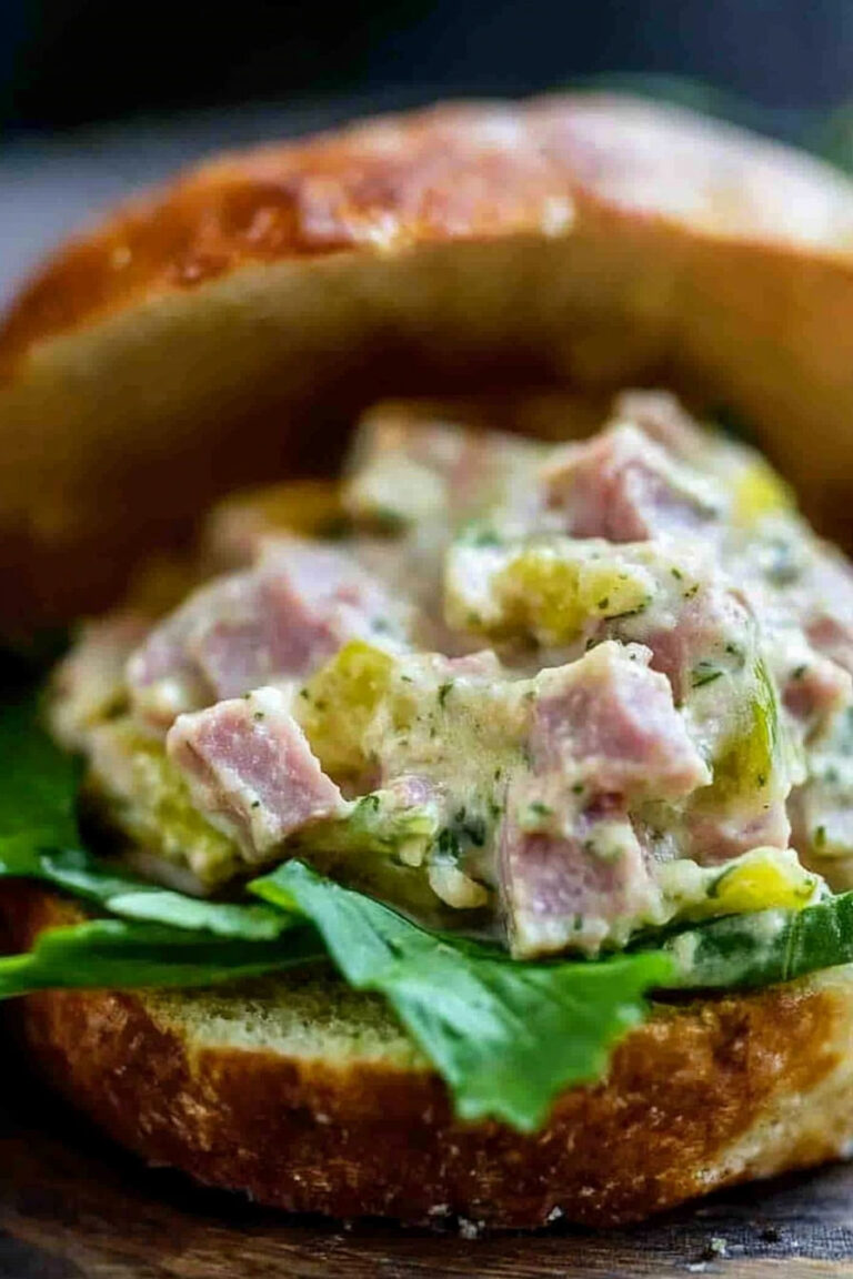 Dill Pickle Ham Salad