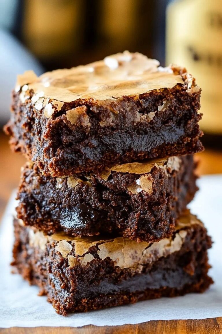 Double Frosted Bourbon Brownies